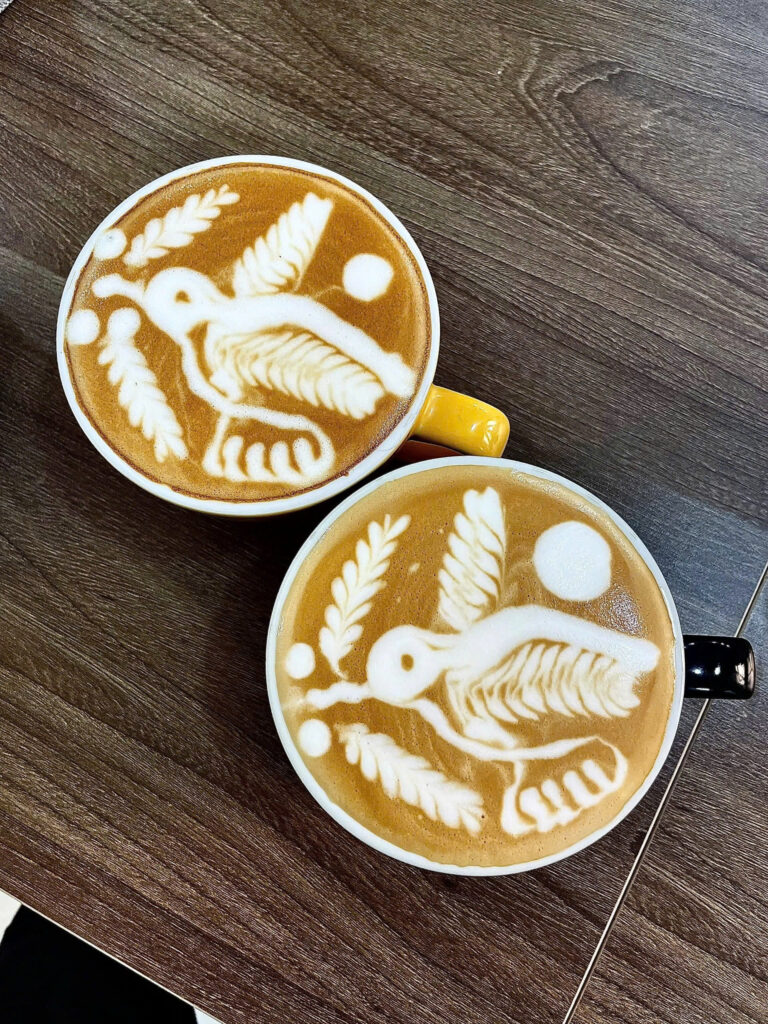 Latte Art con chim